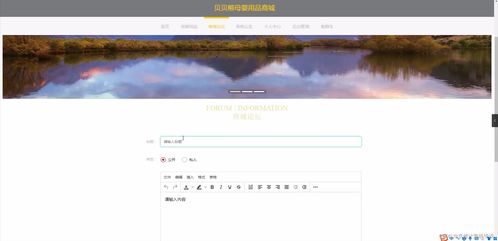 SpringBoot贝贝熊母婴用品商城系统设计与实现